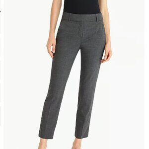 NEW J Crew 365 Cameron Plaid Slim Leg Trouser Pant Blue Gray 0 business preppy